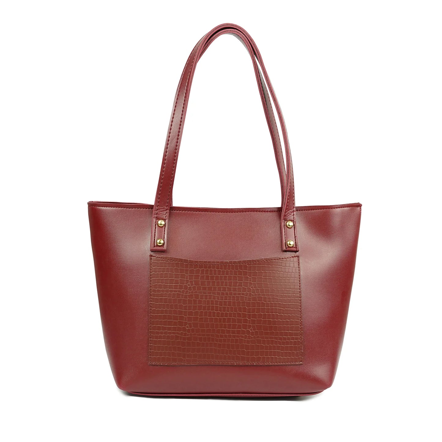 MAROON REENA TOTE BAG
