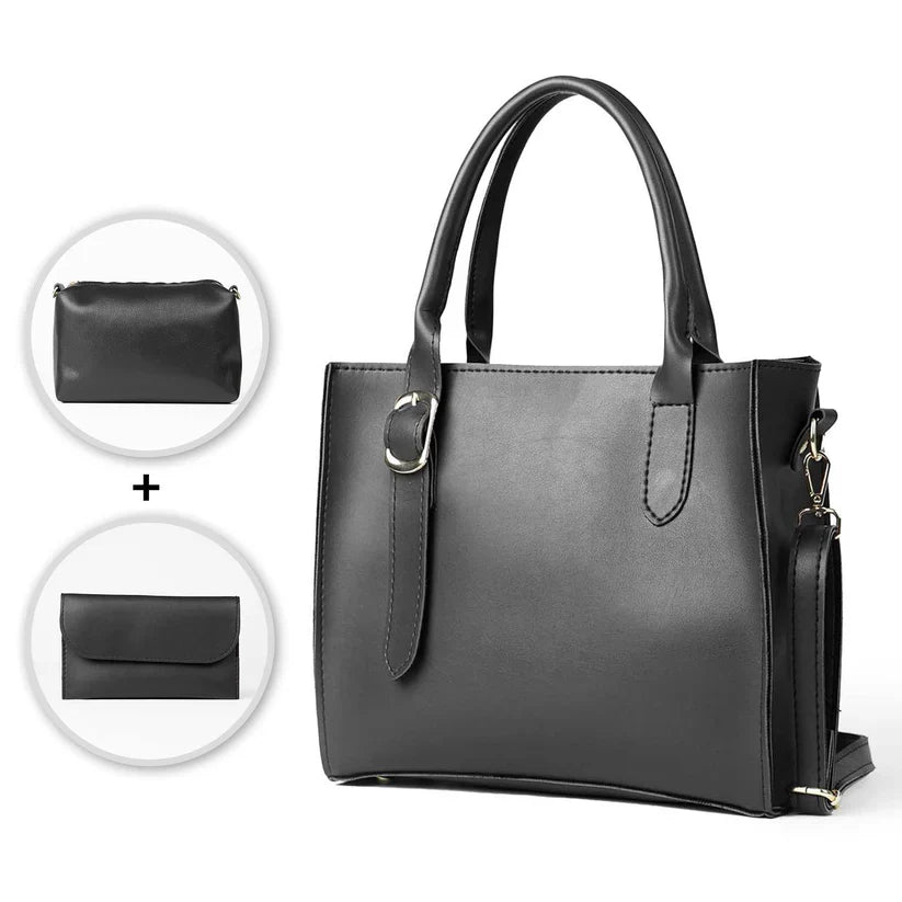 Black Posh 3 Pieces Bagset
