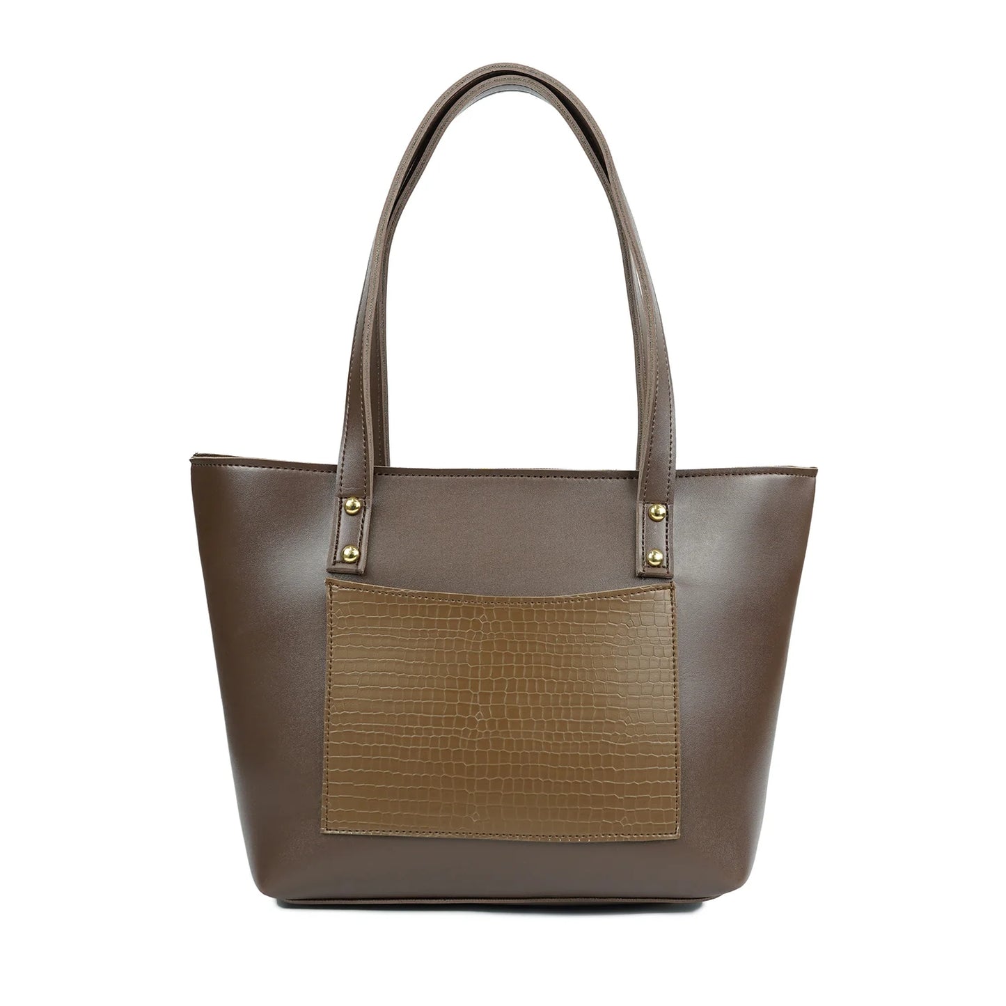 BROWN REENA TOTE BAG