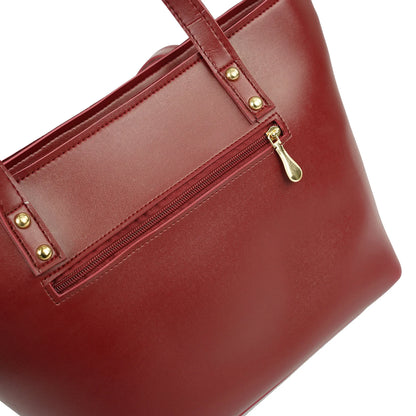 MAROON REENA TOTE BAG